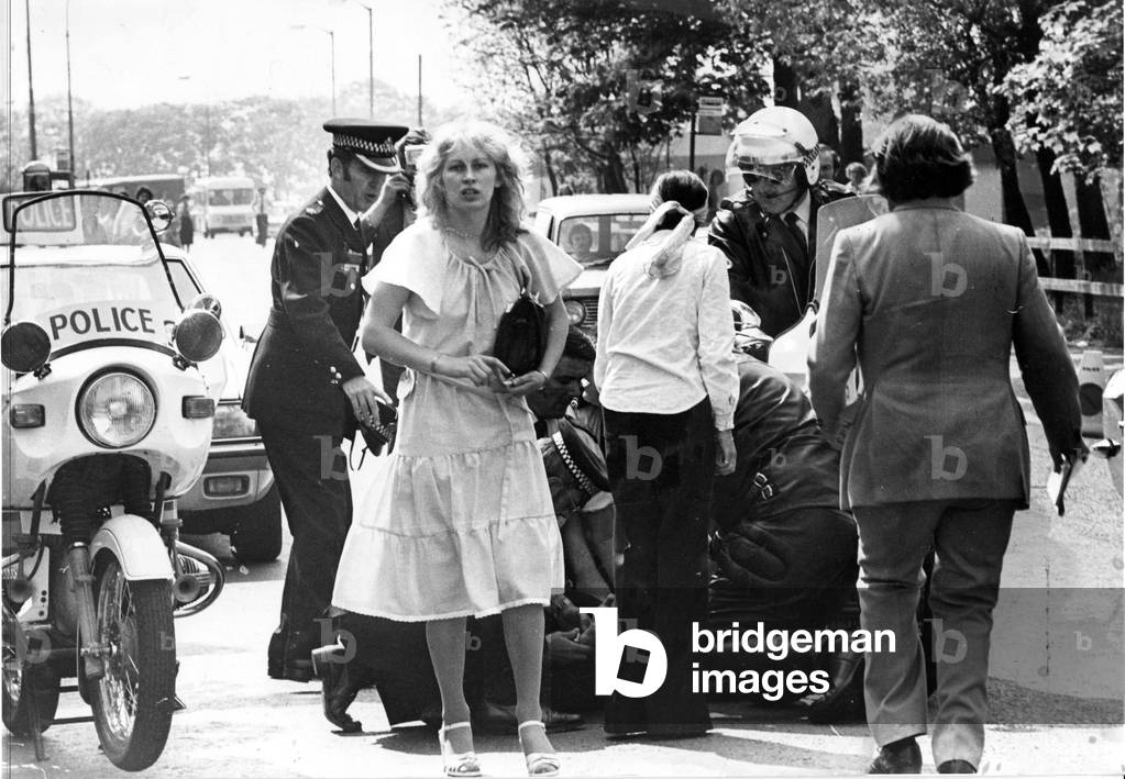Prince Charles, The Prince of Wales during his visit to the North East, 31 May 1978 (b/w photo)