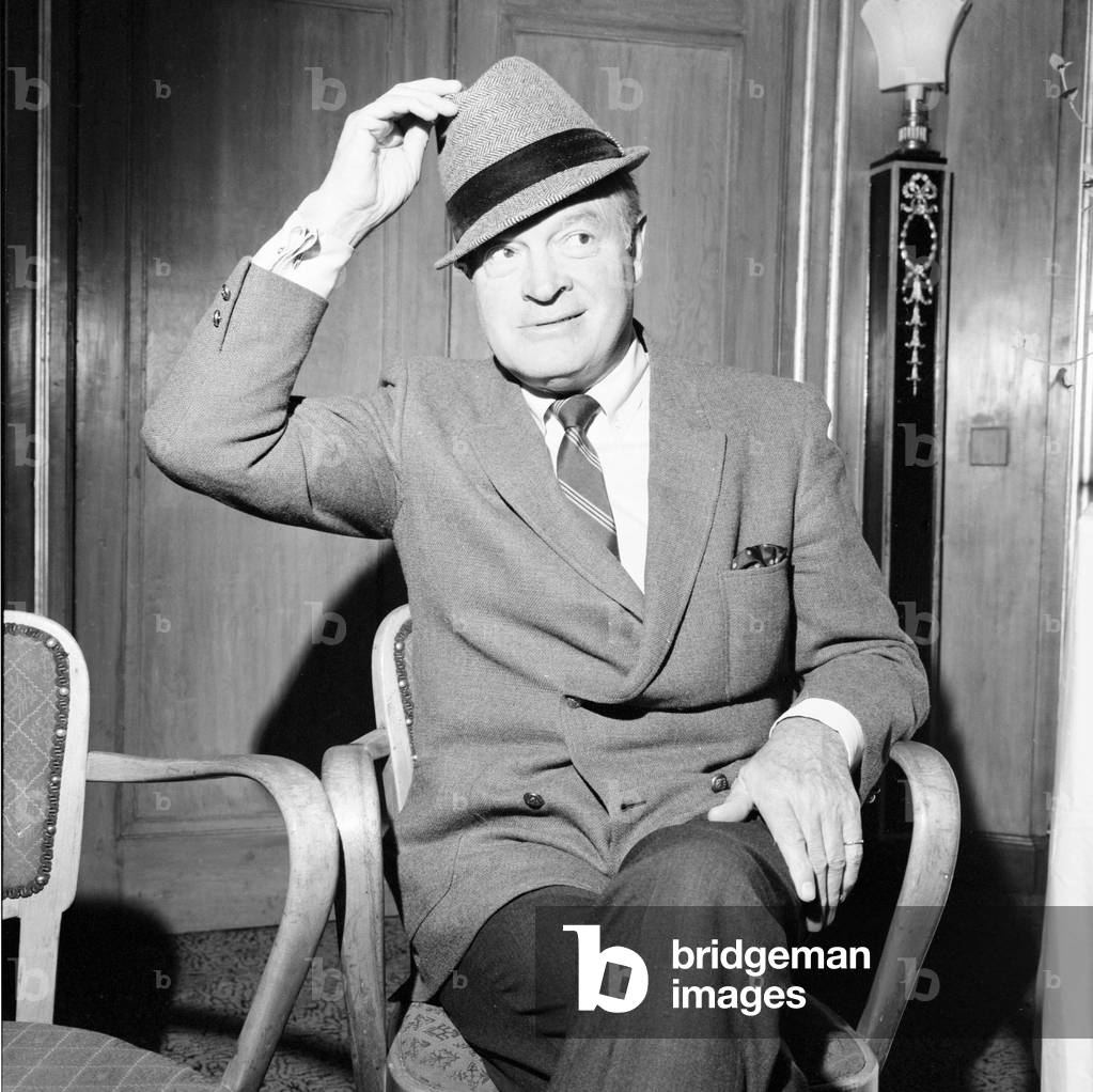 Comedian Bob Hope seen here at the Dorchester Hotel, Park Lane, 2nd June 1967 (b/w photo)