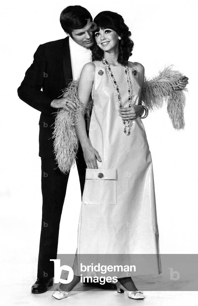 Clothing: Sandra Hil and David Glee. December 1968