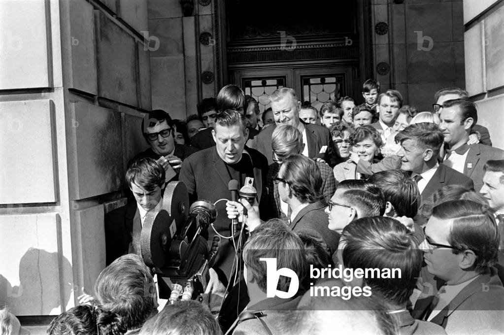 Northern Ireland August 1969. Reverend Ian Paisley seen here at Stormont. August 1969 Z8267-011