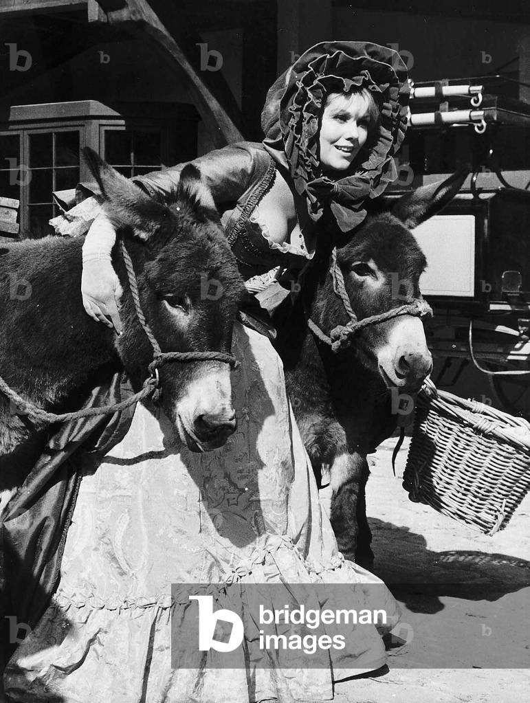Kim Novak actress in scene from film The Amorous Adventures of Moll Flanders shot at Shepperton Studios. 1964