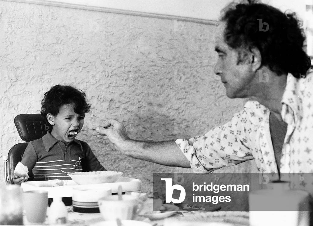 Ronald Biggs and his son in Brazil