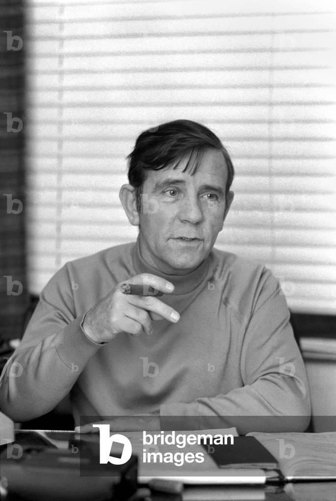 Comedian Norman Wisdom, December 1976 (b/w photo)