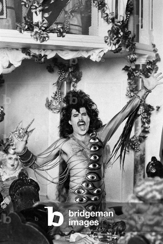 Rock group Queen shooting a video, June 1984