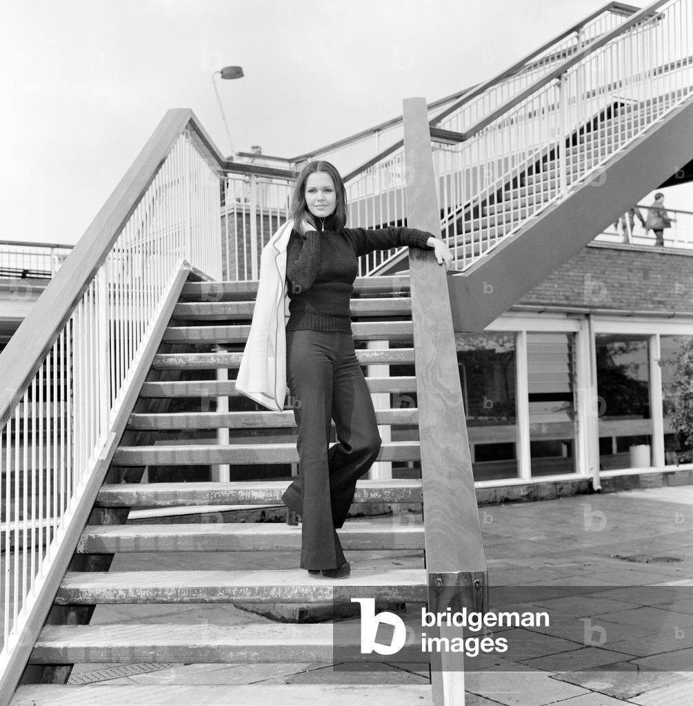 French singer Anne-Marie David, winner of the 1973 Eurovision Song Contest representing Luxembourg with the song 