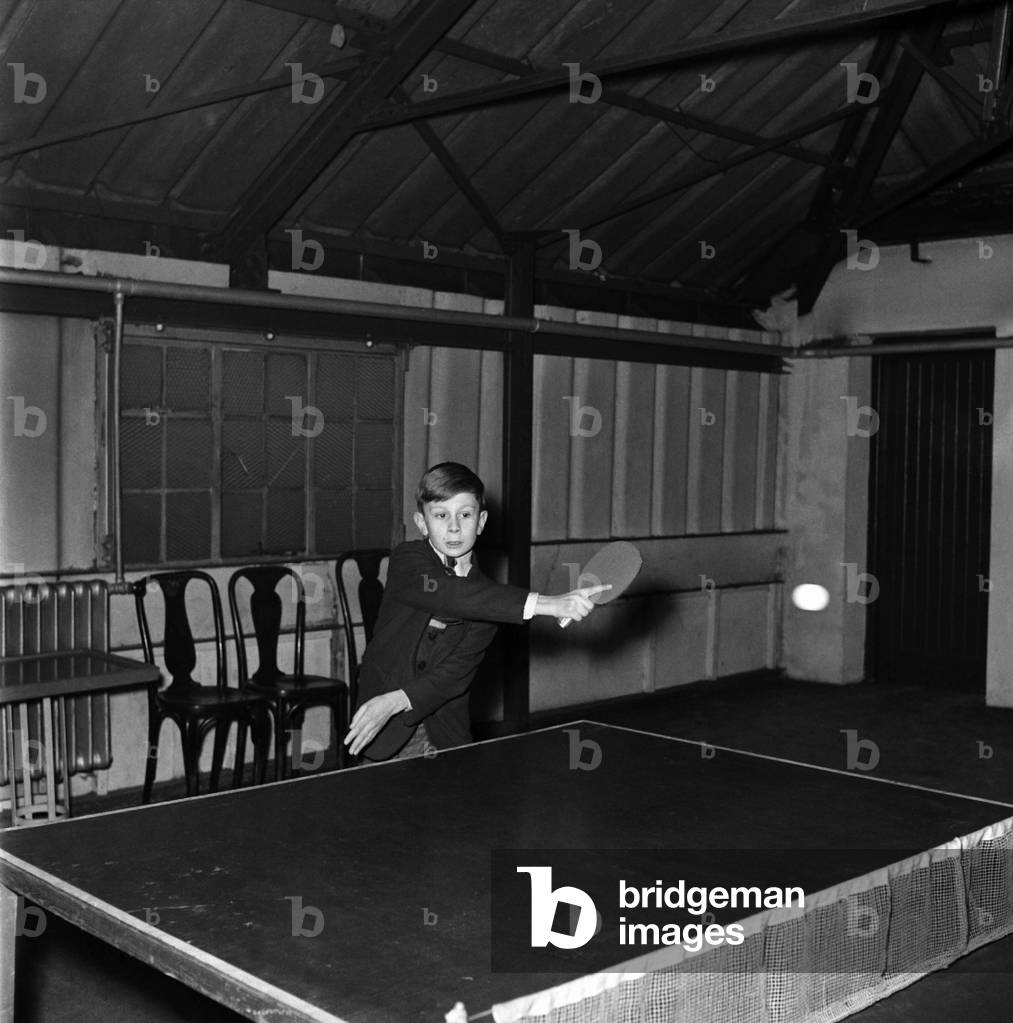 Table Tennis - Mike Chambers. December 1952 C6397-001