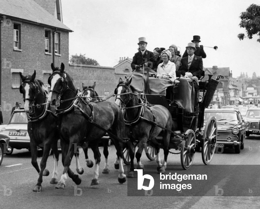 Royal Ascot today. Horse power. June 1966