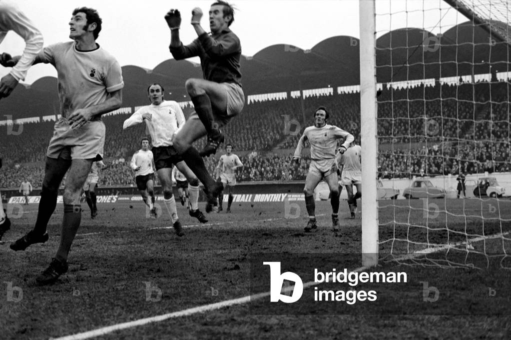 English League Division One match at Highfield. Coventry City 3 v Tottenham Hotspur 2. Action from the matchDecember 1969 (photo)
