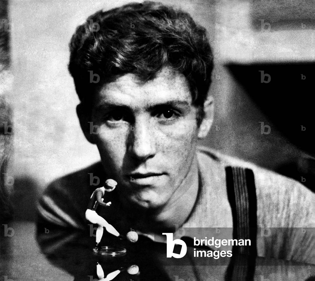 Alan Ball seen here at home. August 1966 (photo)