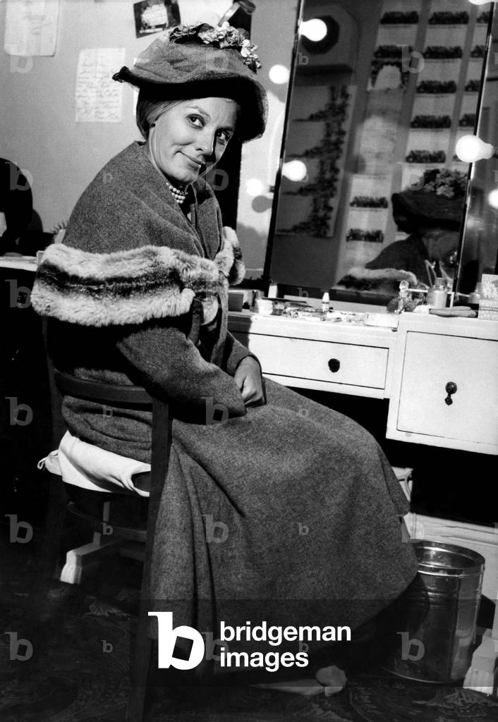 Every night at the Lyric Theatre, London, Actress Anne Rogers who is in the show 