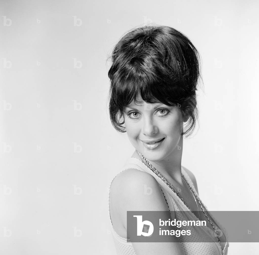 Valli Kemp, Actress & Model, Studio Pix, 28th April 1973 (b/w photo)