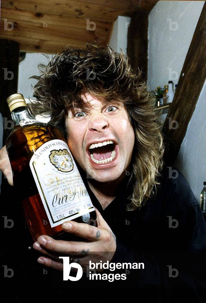 Ozzy Osbourne rock singer with the group Black Sabbath 1988
