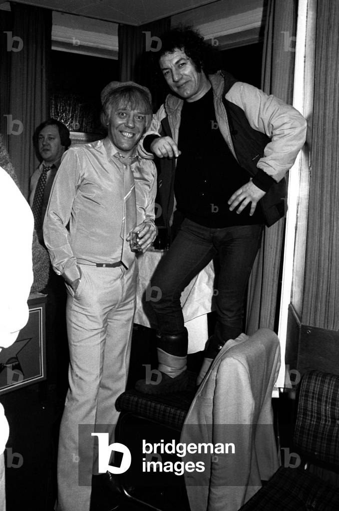 The Kevin Keegan Roadshow at the Heaton RAOB Club in February 1983
 AC/DC singer Brian Johnson with the Evening Chronicle's John Gibson