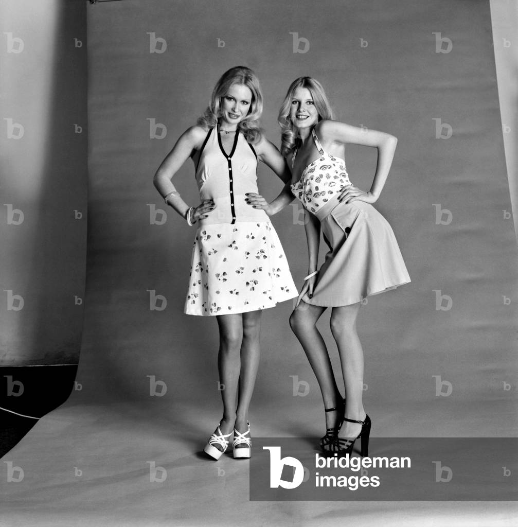 Fashion: Models: Lindsay and Lotte, February 1975