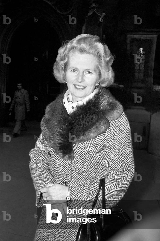 Mrs. Margaret Thatcher, February 1975 (b/w photo)