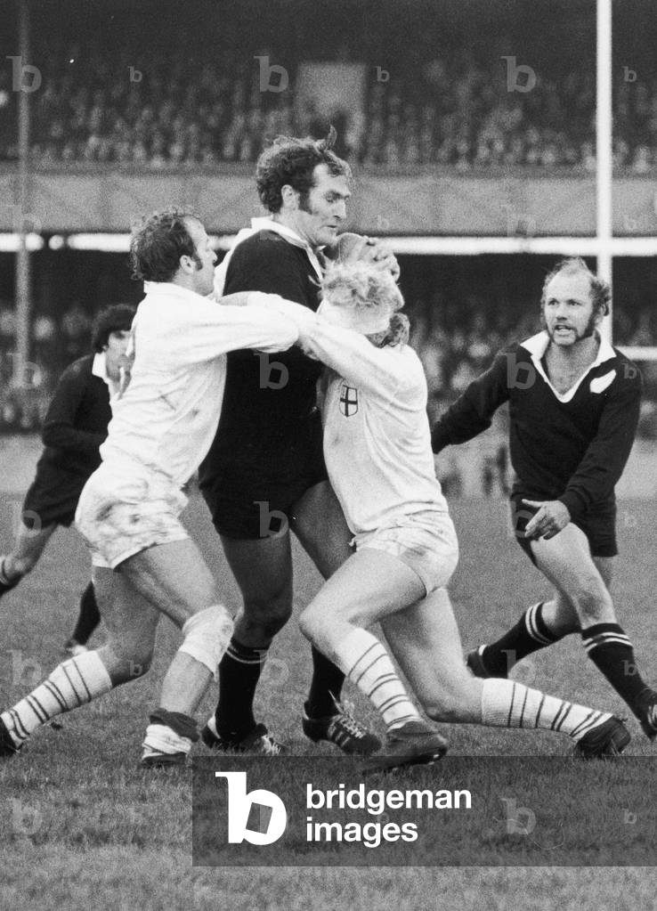 London Counties v All Blacks, 11th November 1972 (b/w photo)