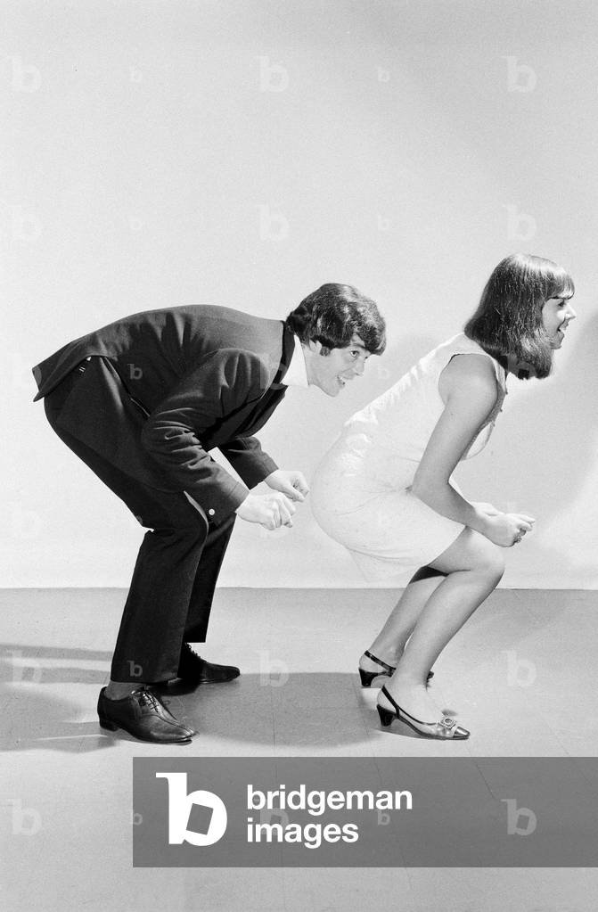Reveille Studio Dancing the bend 1964 (b/w photo)