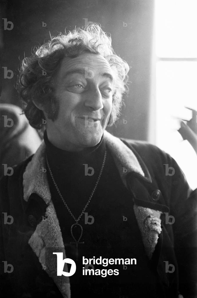 Zany comedian Marty Feldman seen here enjoying himself in a pub. 1st March 1969