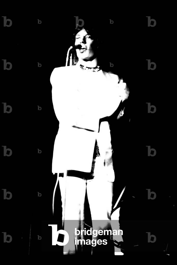 Rolling Stones: Mick Jagger in concert at the Newcastle City Hall, 4th March 1971