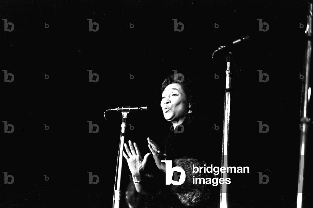 Cleo Laine, who was appearing at the Newcastle Festival in October, 1970