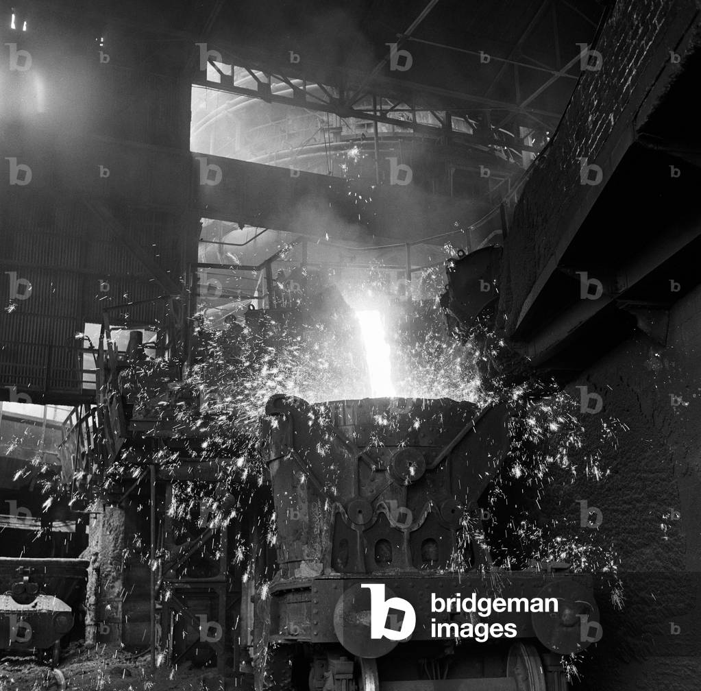 Skinningrove blast furnace plant, which is to close. 1971.