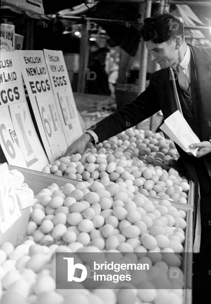 The Egg Stall in Kingston Market circa 1936