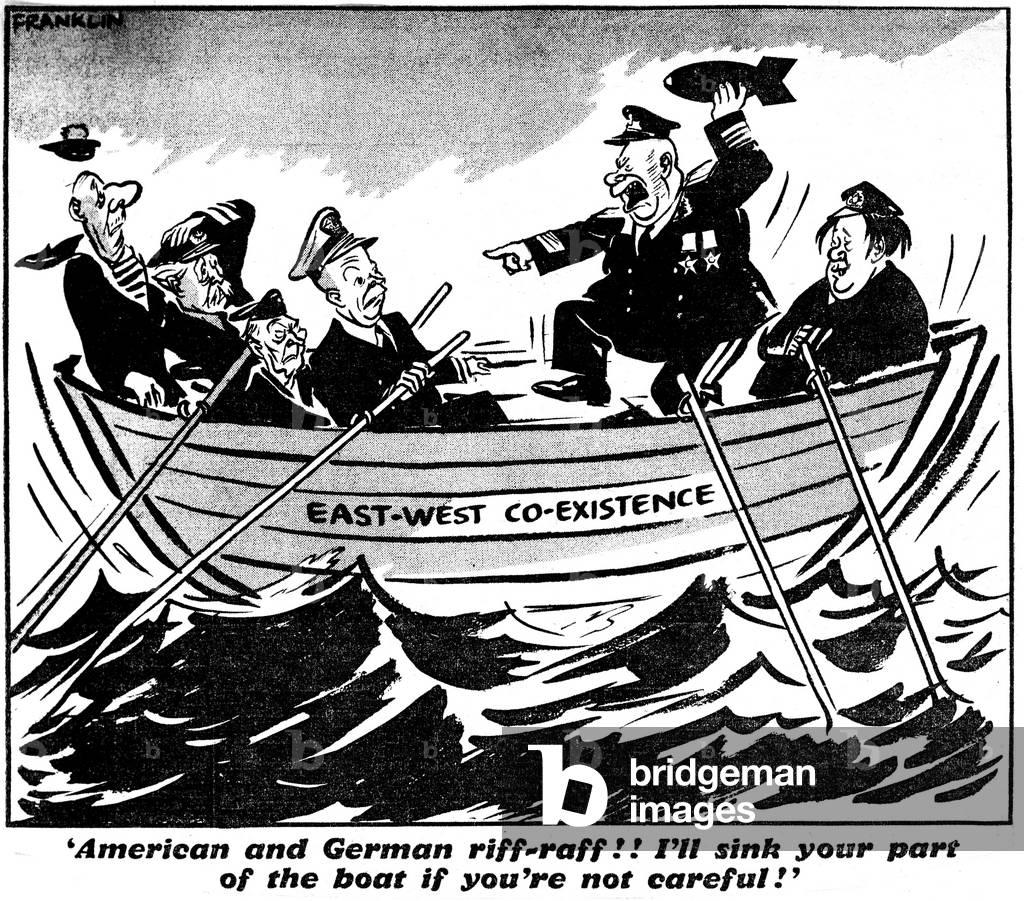 Franklin Cartoon, 20th May 1960 (b/w illustration)