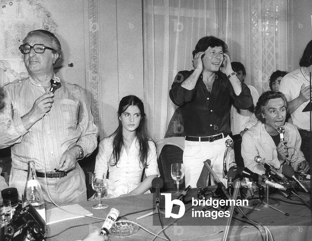 Roman Polanski, film director at the Cannes Film Festival, May 1979 (b/w photo)