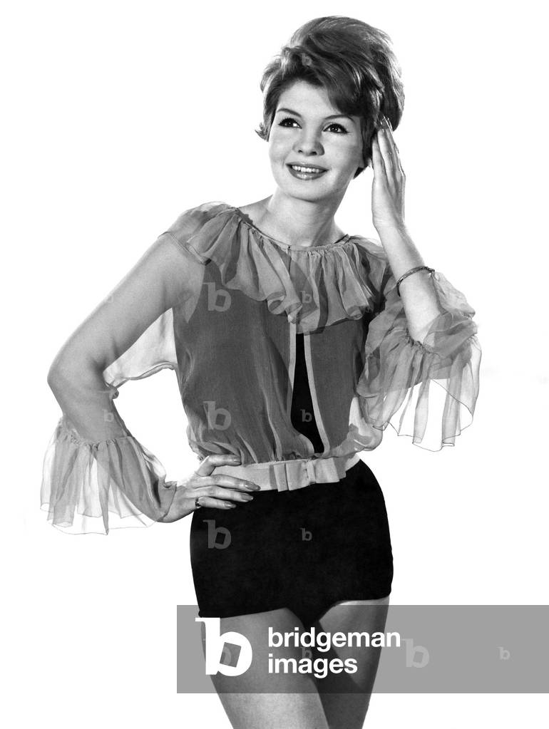 Reveille Fashions 1963: Liz Duke, July 1963 (b/w photo)