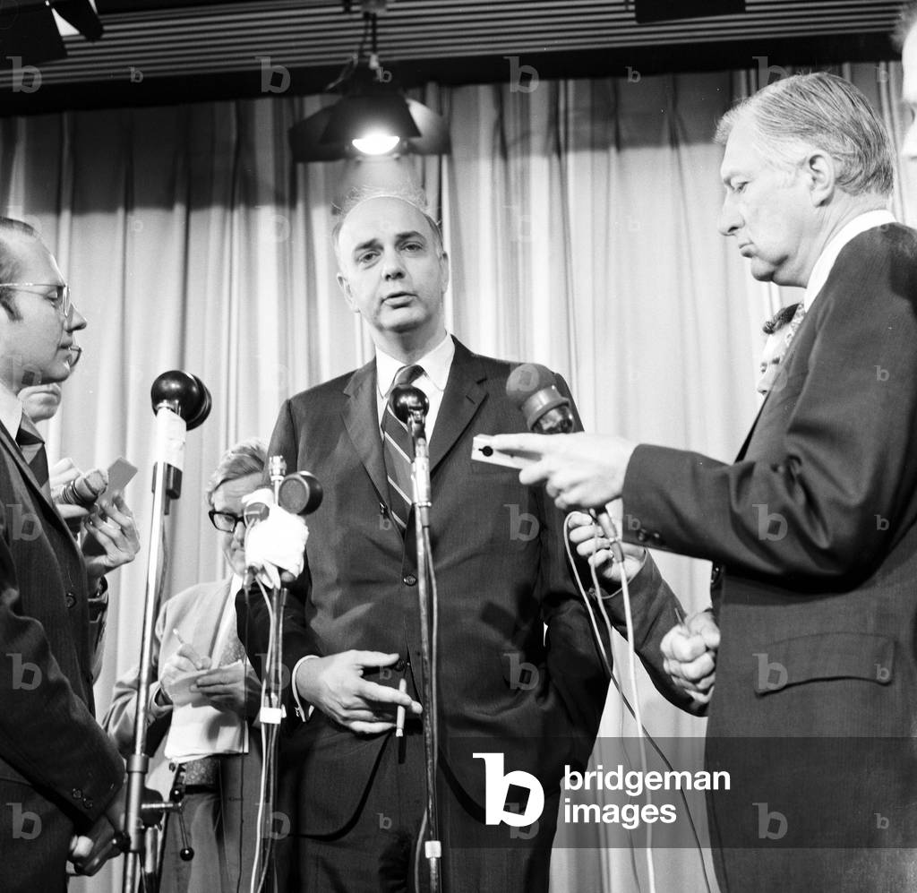 Paul Volcker USA Under Secretary at the Treasury 16th August 1971 (b/w photo)