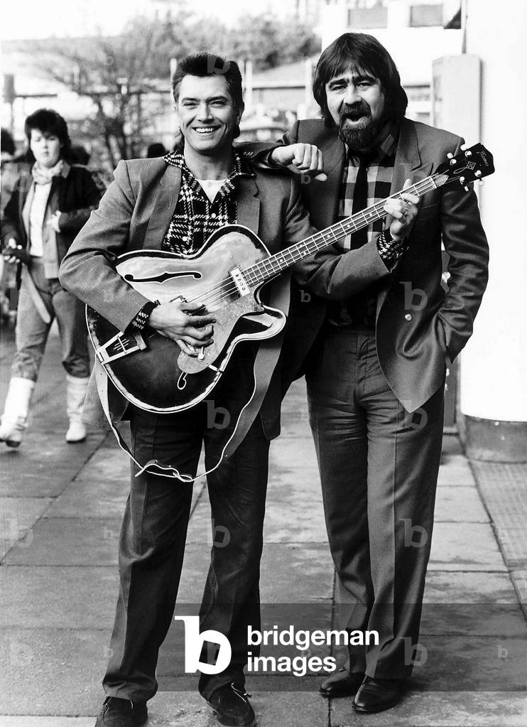 Martin Shaw Actor playing the part of Elvis Presley in Alan Bleasdales Writer stage musical 