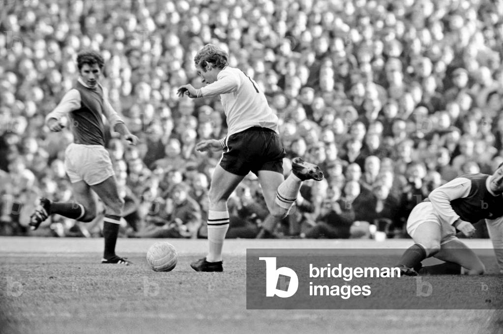 English League Division One match at HighburyArsenal 4 v Derby County 0. Action from the match8th November 1969 (photo)