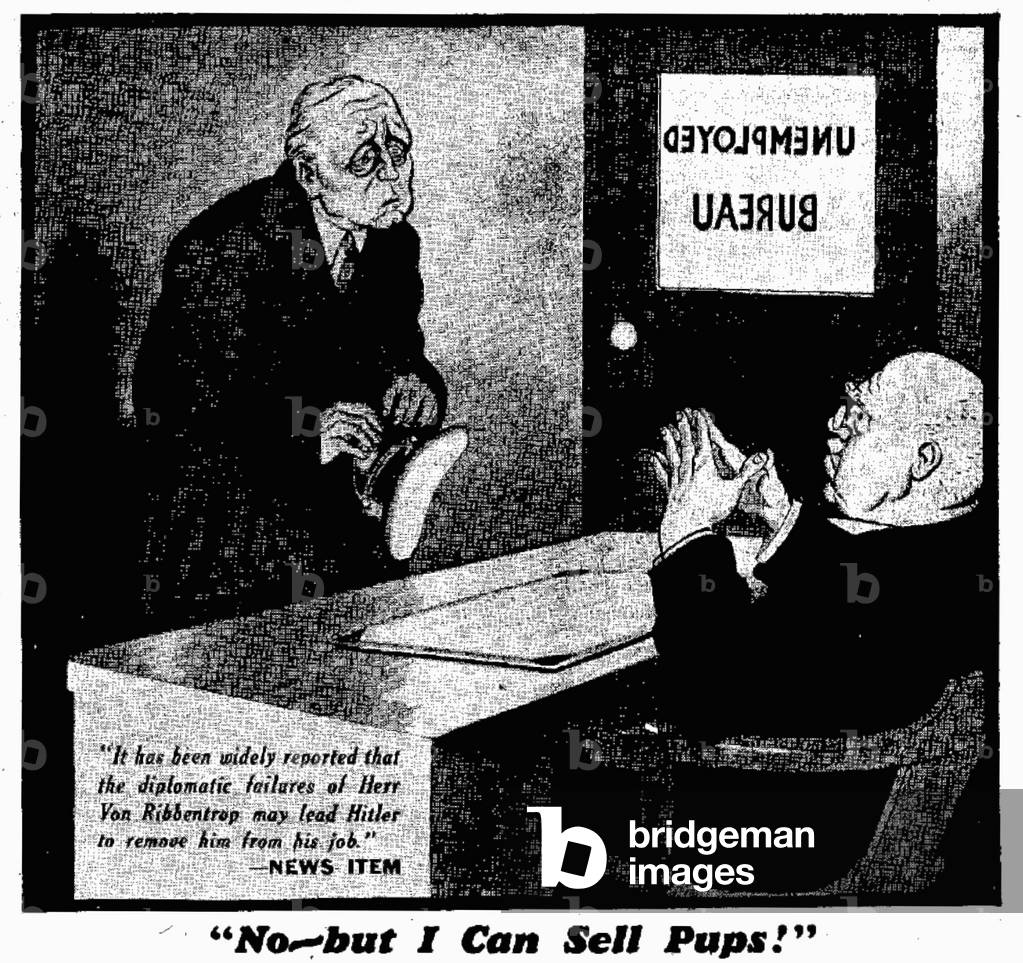 No - but I Can Sell Pups. 18th November 1939 (b/w illustration)