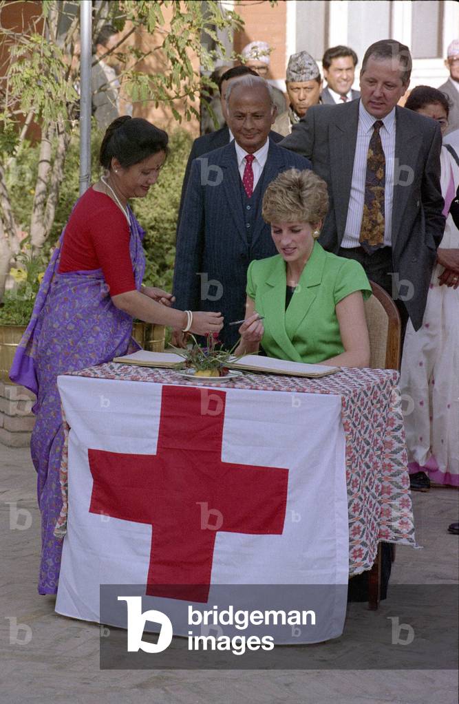 Princess Diana Overseas Visit to Nepal - March 1993