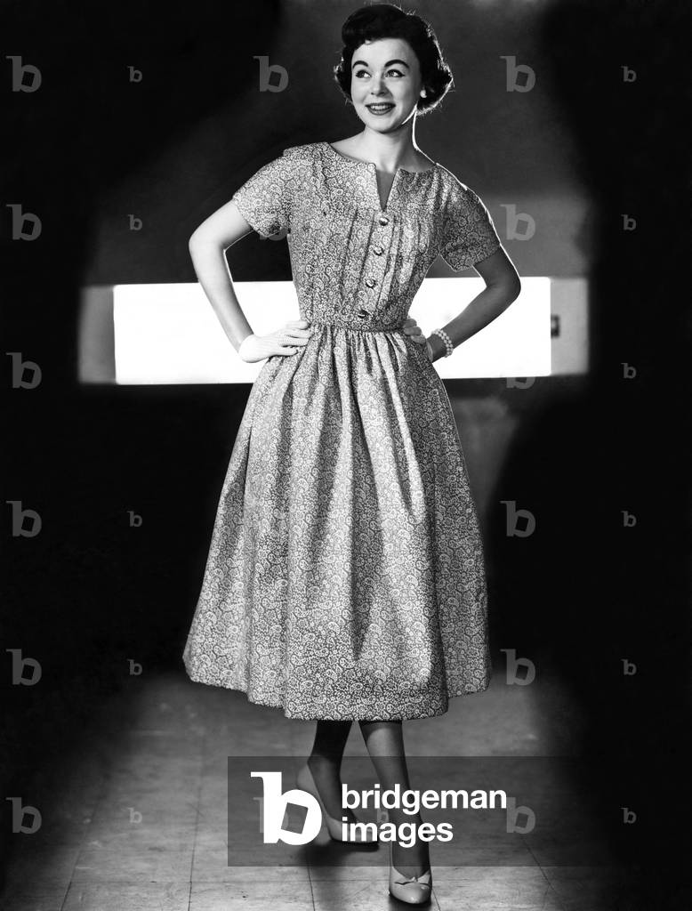 Clothing Fashion 1957. May 1957 (b/w photo)