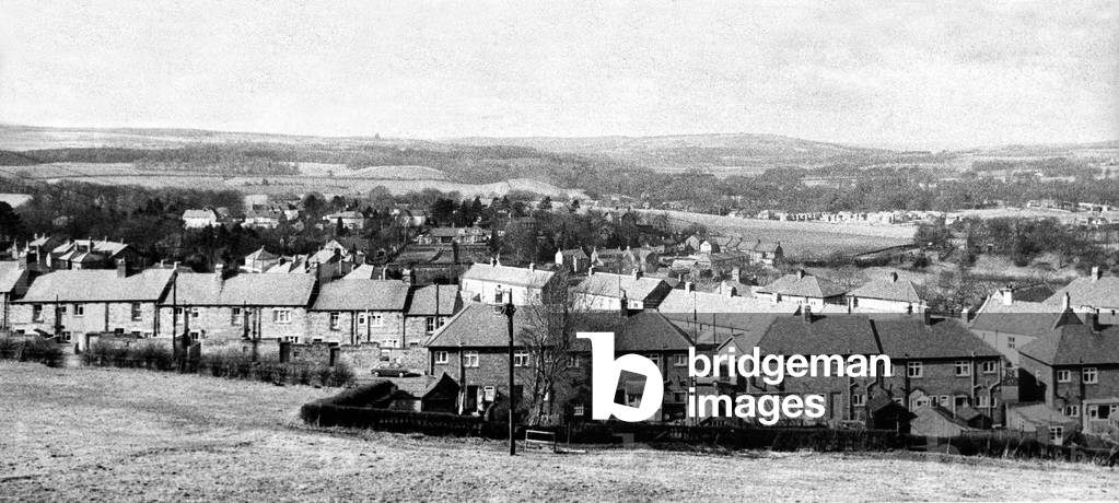 Stocksfield with Riding Mill in the background, taken to illustrate a story from Better Living Month, showing how villagers 