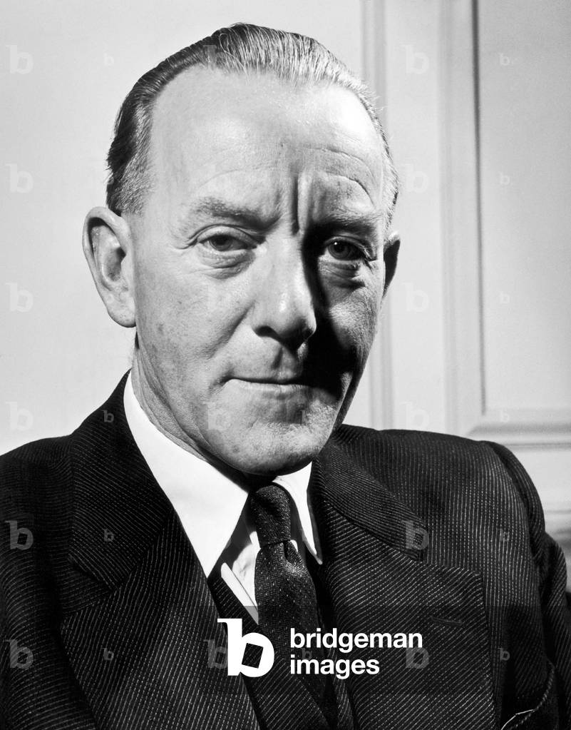 Sir Herbert John Baptista Manzoni CBE MICE was a British civil engineer known for holding the position of City Engineer and Surveyor of Birmingham from 1935 until 1963. This position put him in charge of all municipal works and his influence on the city, especially following World War II, completely changed the image of Birmingham. Circa 1941 (b/w photo)