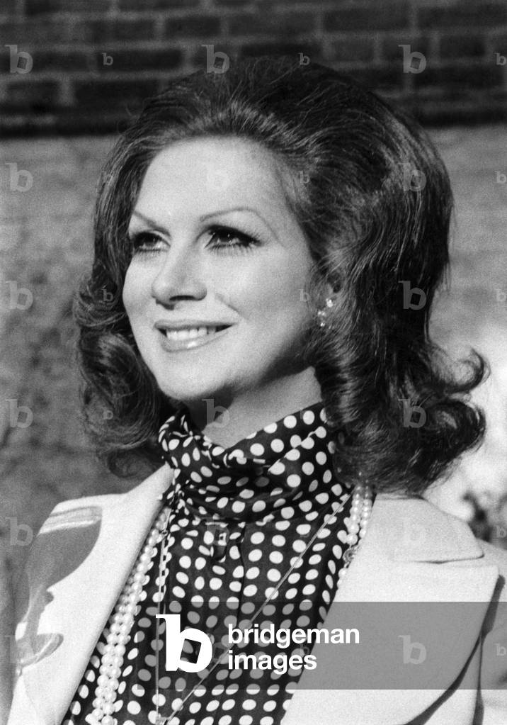 English fashion modelApril Ashley, who was outed by the press as a transexual in 1961.