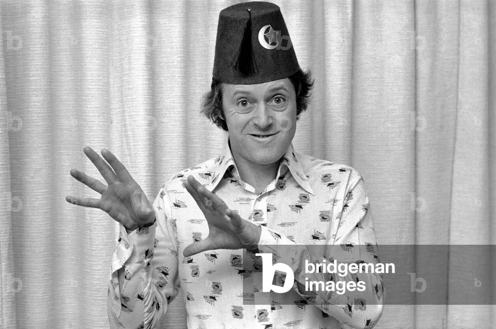 Tommy Cooper Impersonations. Edward Woodward and Mike Aspell, January 1975