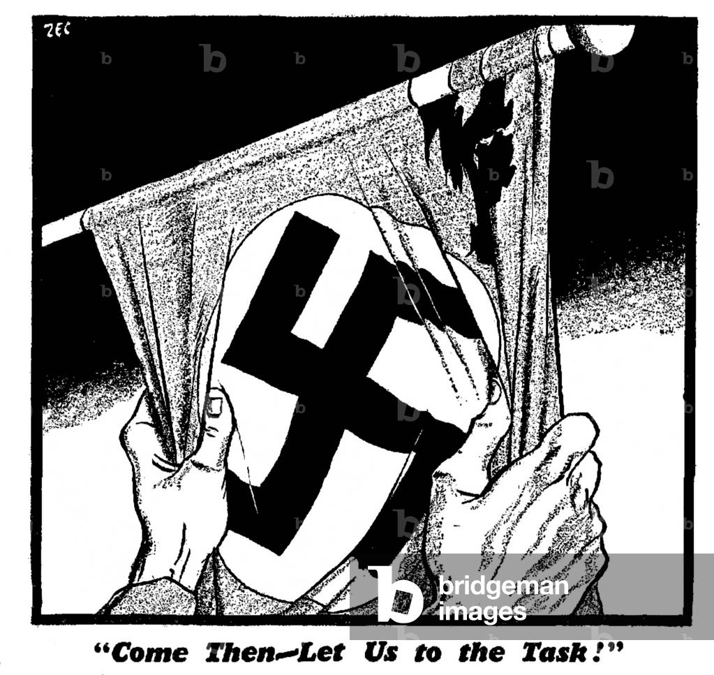 Come then - Let Us to the Task 13th May 1940 (b/w photo)