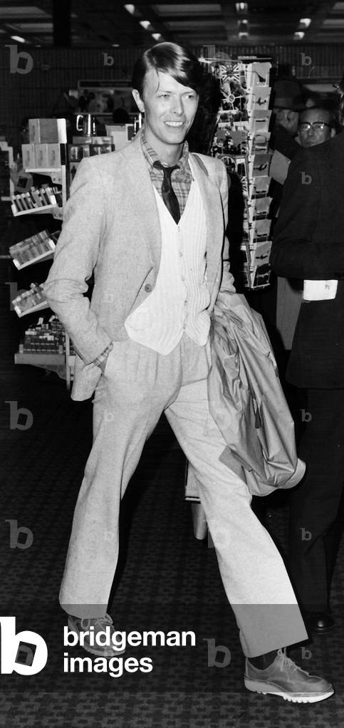 David Bowie, 1978 (b/w photo)