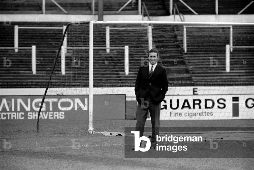 Sport. Football. London's most successful First Division Manager, Dave Sexton, pictured at Stamford Bridge today. November 1969 (photo)
