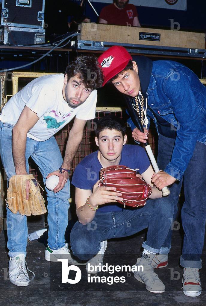 Beastie Boys pop group band 
circa 1983