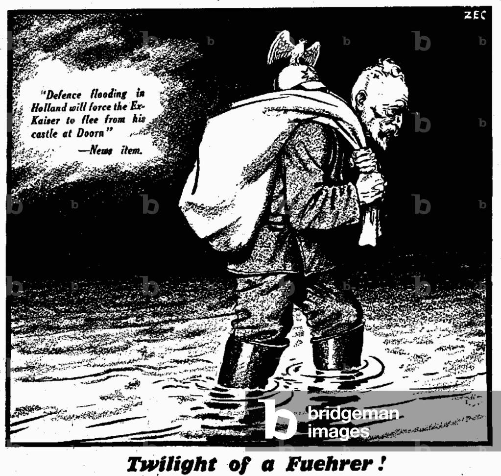 Twilight of a Fuehrer, 11th November 1939 (b/w illustration)