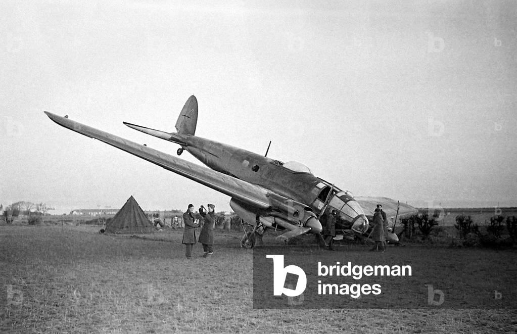 Heinkel 111 brought down in Scotland
circa 1939