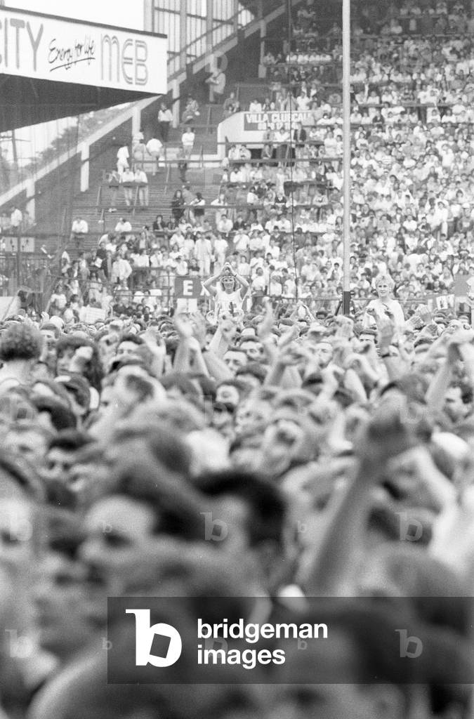 Bruce Springsteen in Concert, Villa Park, Birmingham, Tuesday 21st June 1988 (b/w photo)