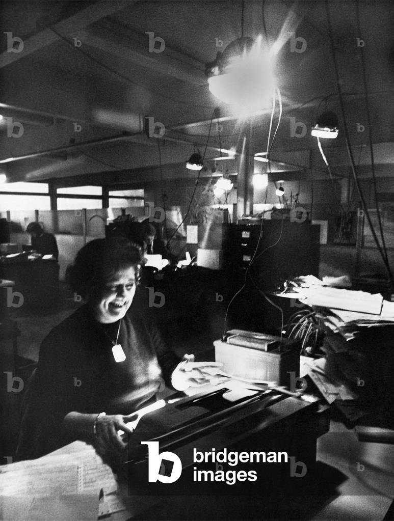 Beating the power crisis. With most firms in Britain only allowed to use electricity on three days a week due to the power crisis January 1974 (photo)