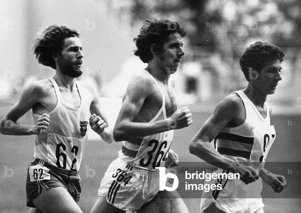 Brendan Foster, Olympic Games 1976 (b/w photo)