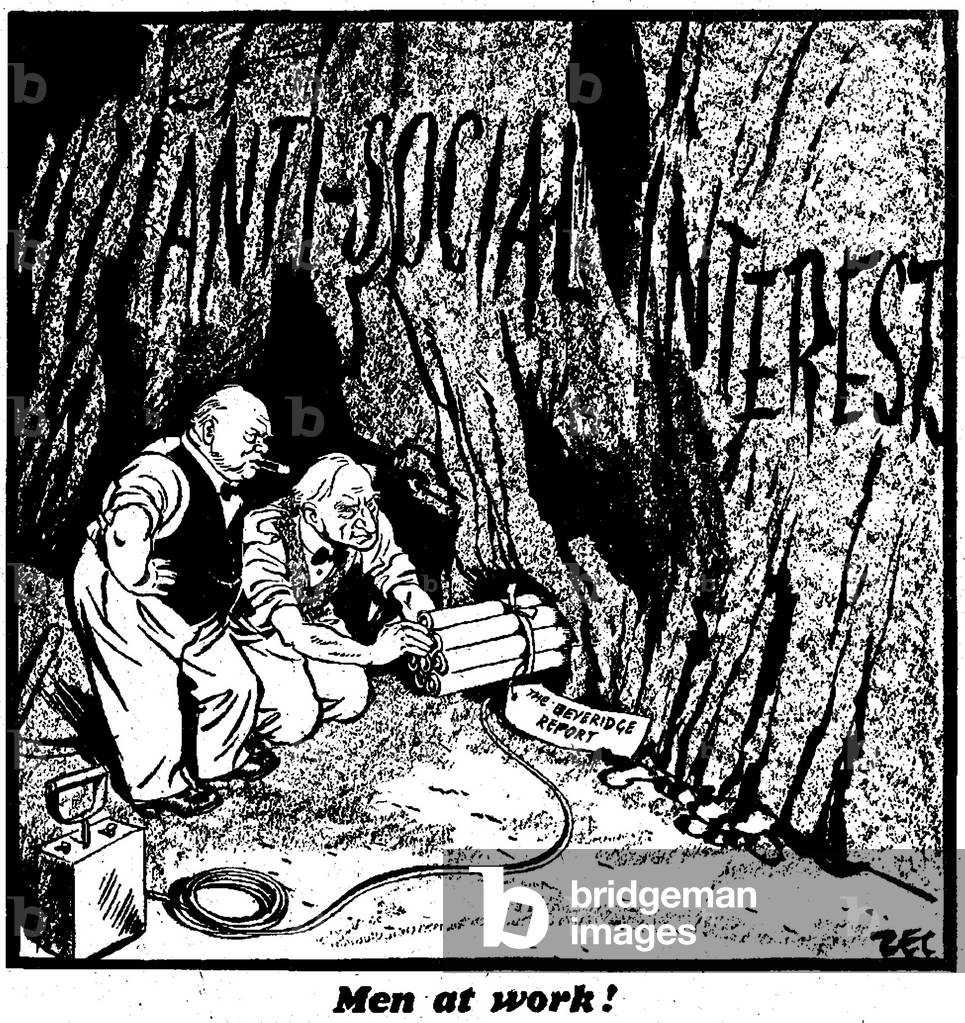 Men at Work. Daily Mirror, 4th November 1942 (b/w photo)
