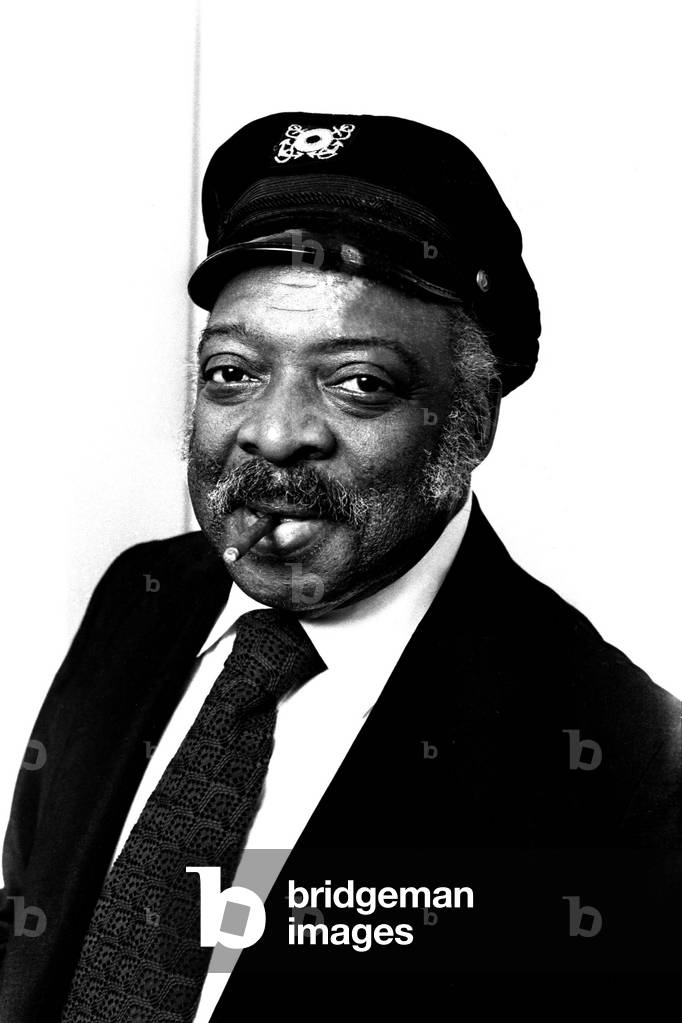 Jazz Musician William 'Count' Basie in the North East 10 May 1972 (b/w photo)